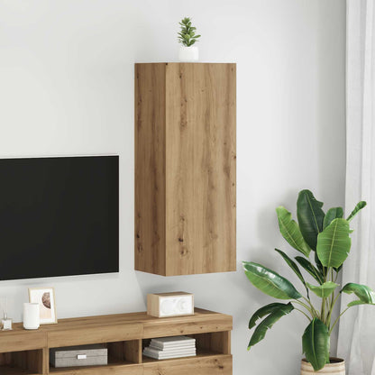 vidaXL TV-Wandschrank Artisan-Eiche 40,5 x 30 x 102 cm Holzwerkstoff