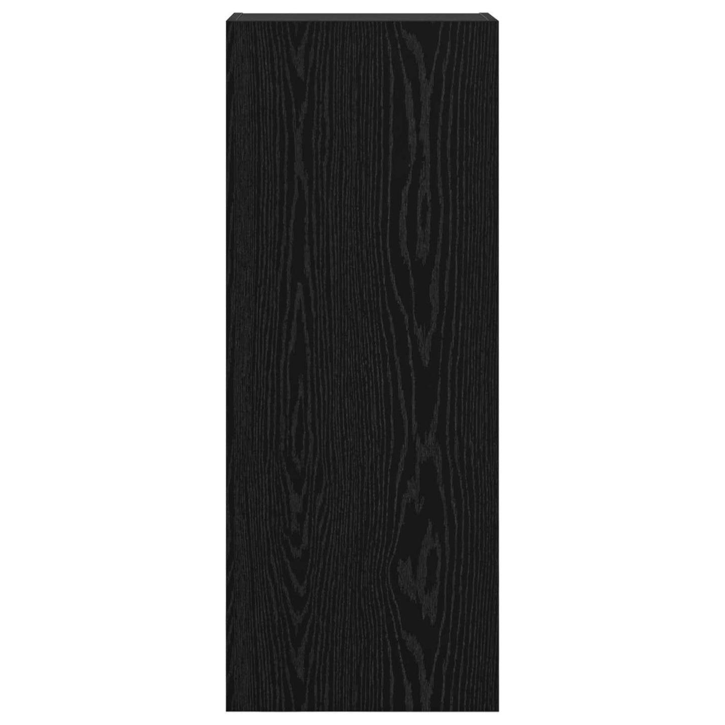 vidaXL TV-Wandschrank Schwarz Eichen-Optik 40,5 x 30 x 102 cm