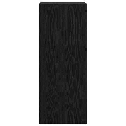 vidaXL TV-Wandschrank Schwarz Eichen-Optik 40,5 x 30 x 102 cm