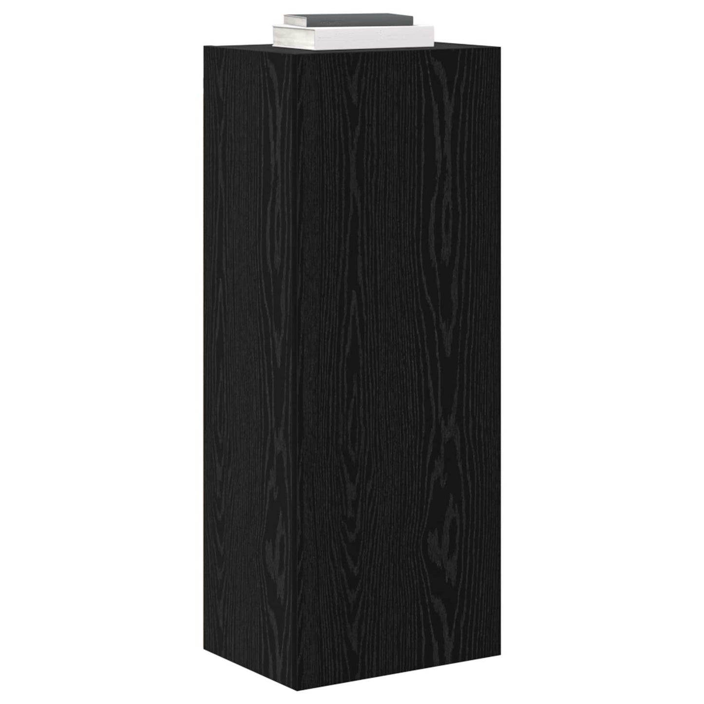 vidaXL TV-Wandschrank Schwarz Eichen-Optik 40,5 x 30 x 102 cm
