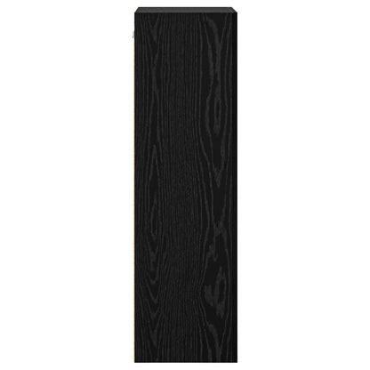 vidaXL TV-Wandschrank Schwarz Eichen-Optik 40,5 x 30 x 102 cm