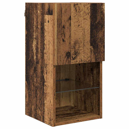 Wandmontierter TV-Schrank Altholz 30,5 x 30 x 60 cm