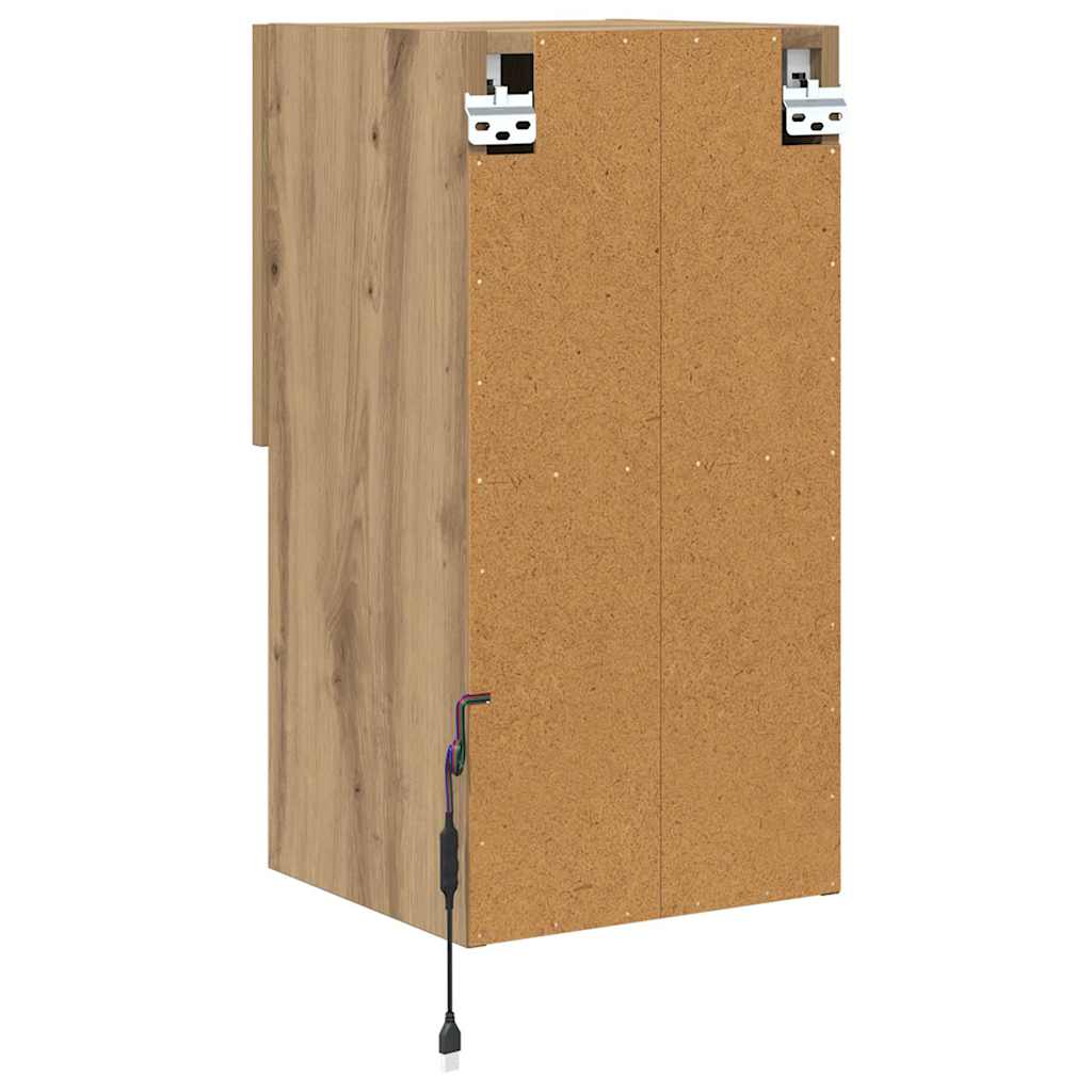 vidaXL Wandmontierte TV-Schränke 2 pcs Artisan-Eiche 30,5 x 30 x 60 cm