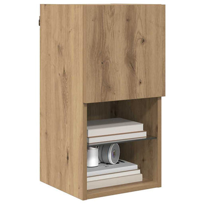 vidaXL Wandmontierte TV-Schränke 2 pcs Artisan-Eiche 30,5 x 30 x 60 cm