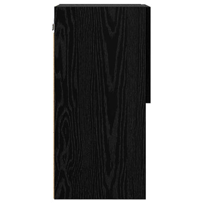 vidaXL Wandmontierte TV-Schränke 2 pcs Schwarz Eichen-Optik