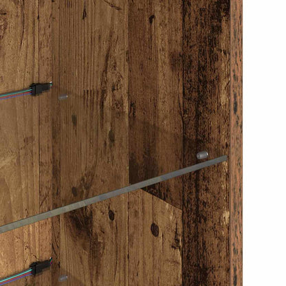 vidaXL Meubles TV muraux 2 pcs en bois de récupération 30,5 x 30 x 90 cm