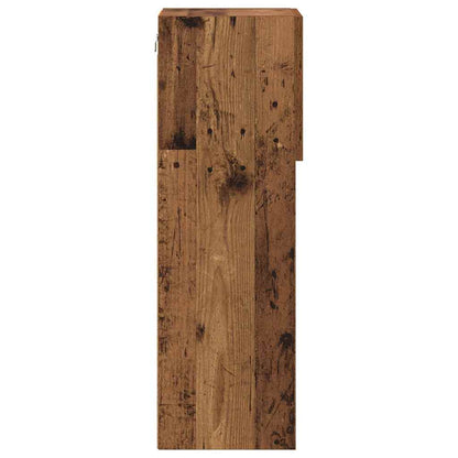 vidaXL Meubles TV muraux 2 pcs en bois de récupération 30,5 x 30 x 90 cm
