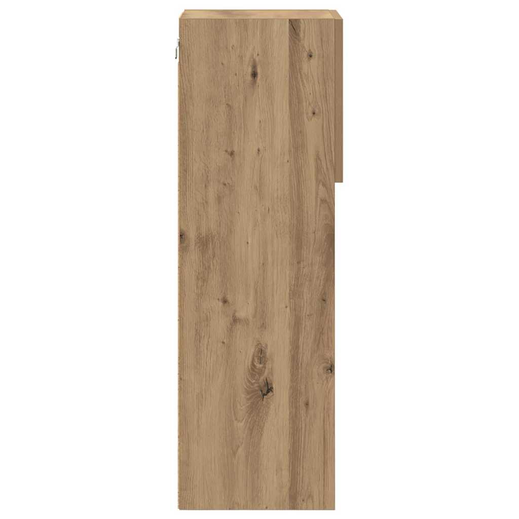 vidaXL Meubles TV muraux 2 pcs Chêne artisan 30,5 x 30 x 90 cm
