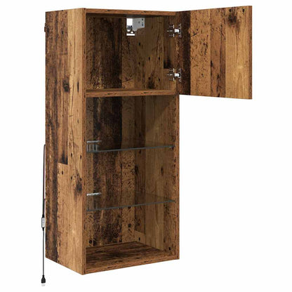 vidaXL Meubles TV muraux 2 pcs Bois de récupération 40,5 x 30 x 90 cm