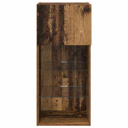 vidaXL Meubles TV muraux 2 pcs Bois de récupération 40,5 x 30 x 90 cm