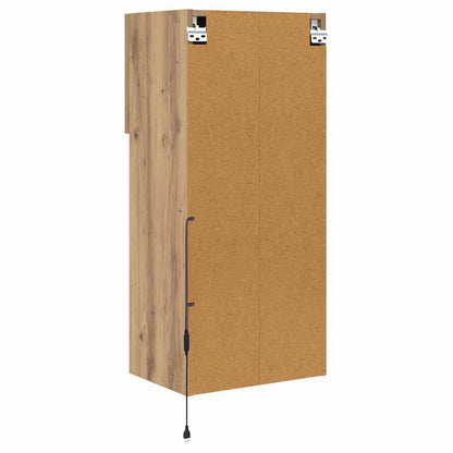 Wandmontierter TV-Schrank Artisan-Eiche 40,5 x 30 x 90 cm