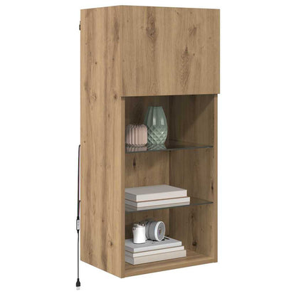 Wandmontierter TV-Schrank Artisan-Eiche 40,5 x 30 x 90 cm