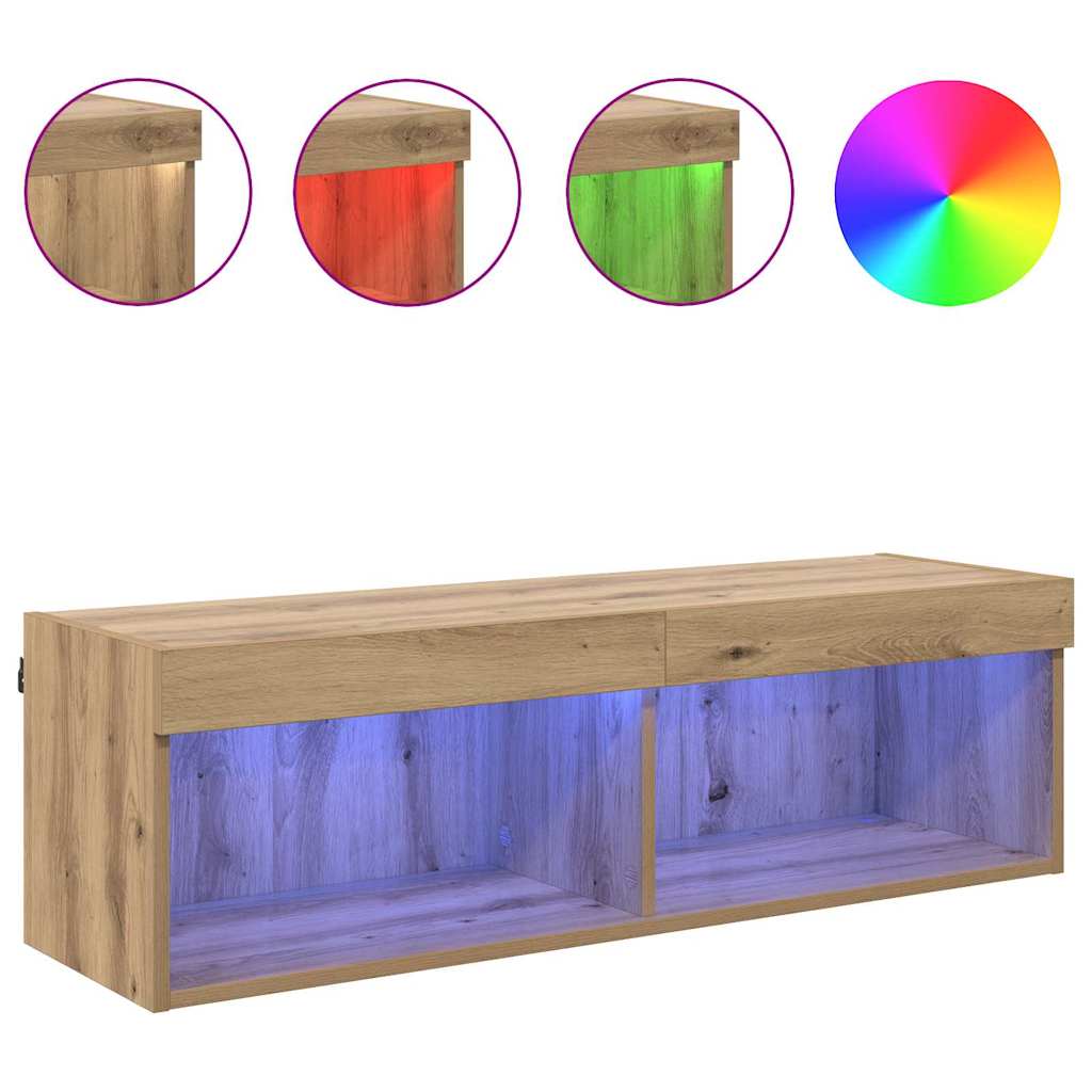 TV-Wandschrank Panama Artisan-Eiche 100 x 30 x 30 cm