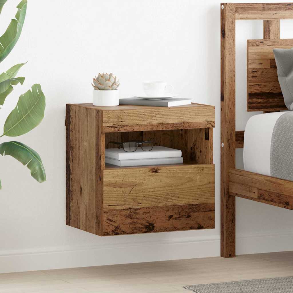 vidaXL TV-Wandschrank Altholz 40 x 30 x 40 cm Holzwerkstoff