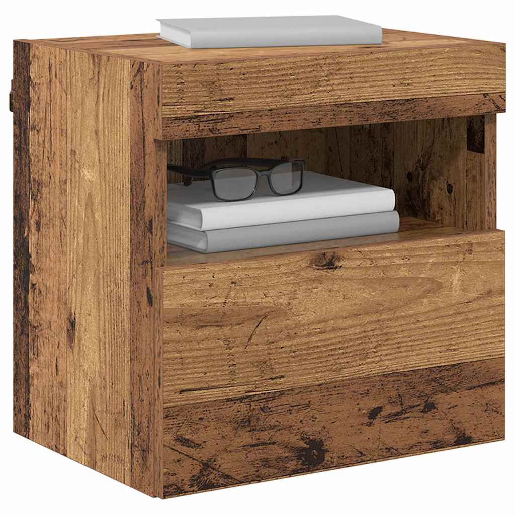 vidaXL TV-Wandschrank Altholz 40 x 30 x 40 cm Holzwerkstoff
