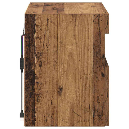 vidaXL TV-Wandschrank Altholz 40 x 30 x 40 cm Holzwerkstoff