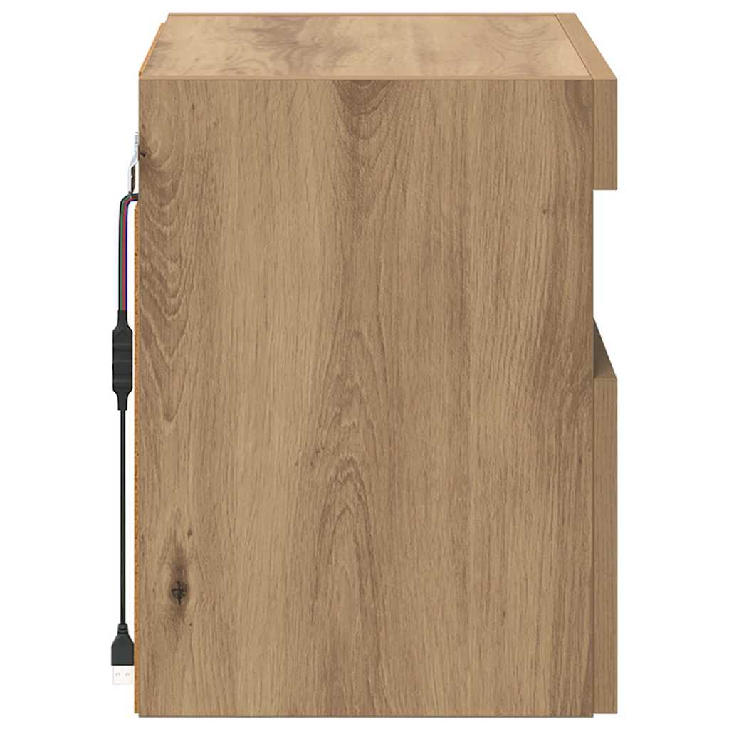 vidaXL TV-Wandschrank Artisan-Eiche 40 x 30 x 40 cm Holzwerkstoff