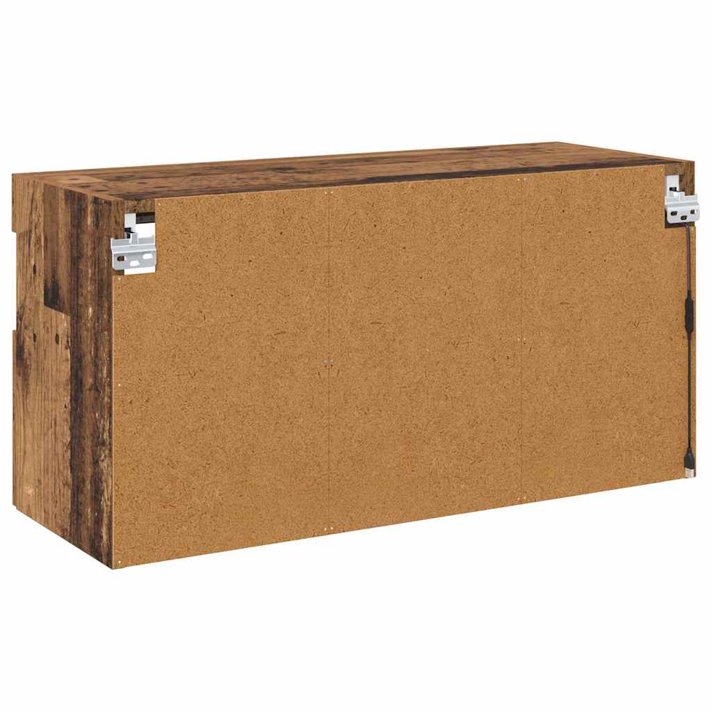 vidaXL TV-Wandschrank Altholz 80 x 30 x 40 cm Holzwerkstoff