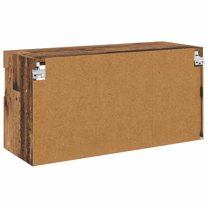 vidaXL TV-Wandschrank Altholz 80 x 30 x 40 cm Holzwerkstoff