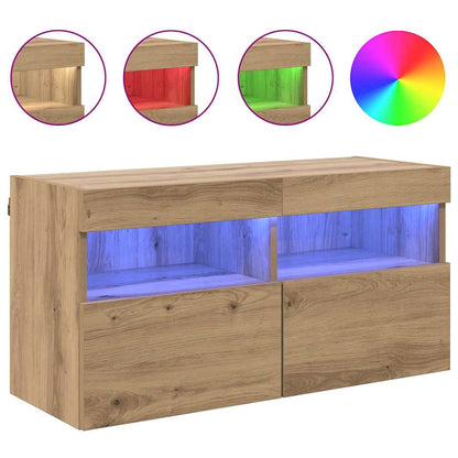 TV-Wandschrank Artisan-Eiche 80 x 30 x 40 cm Holzwerkstoff