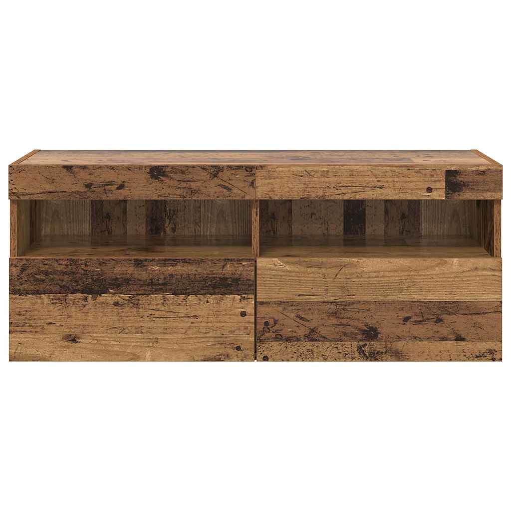 vidaXL TV-Wandschrank Altholz 100 x 30 x 40 cm Holzwerkstoff