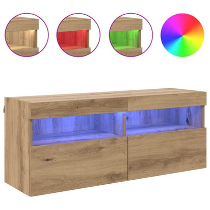 TV-Wandschrank Artisan-Eiche 100 x 30 x 40 cm Holzwerkstoff