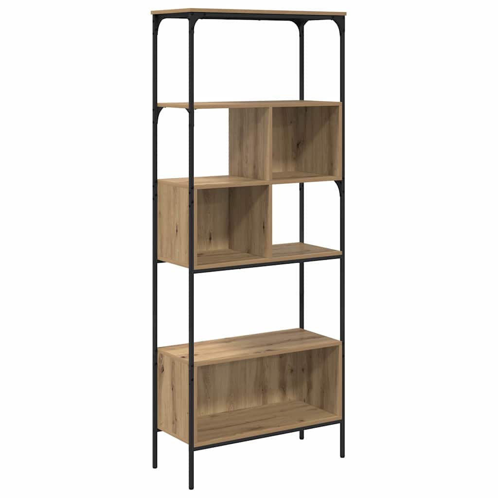 vidaXL Bücherregal Artisan-Eiche 76 x 33 x 188,5 cm Holzwerkstoff