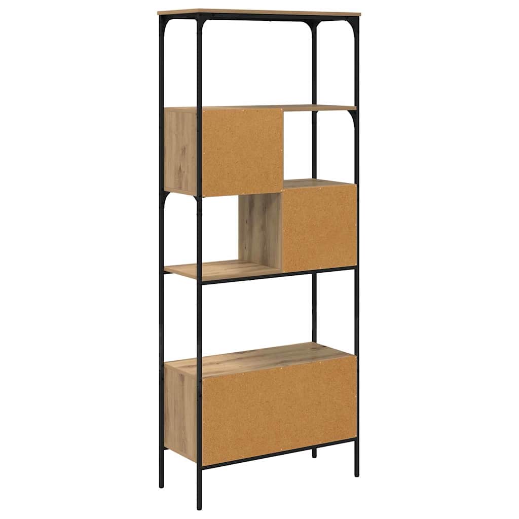 vidaXL Bücherregal Artisan-Eiche 76 x 33 x 188,5 cm Holzwerkstoff