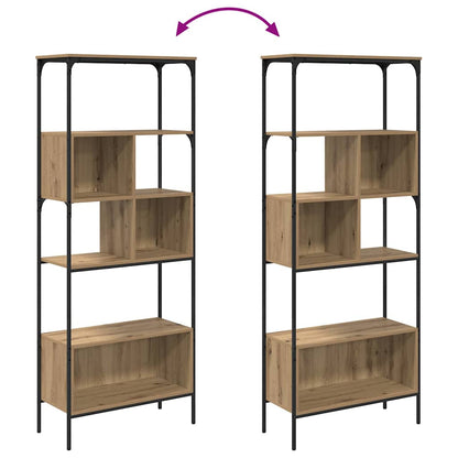 vidaXL Bücherregal Artisan-Eiche 76 x 33 x 188,5 cm Holzwerkstoff