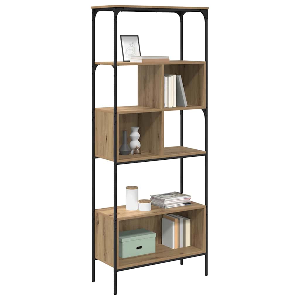 vidaXL Bücherregal Artisan-Eiche 76 x 33 x 188,5 cm Holzwerkstoff