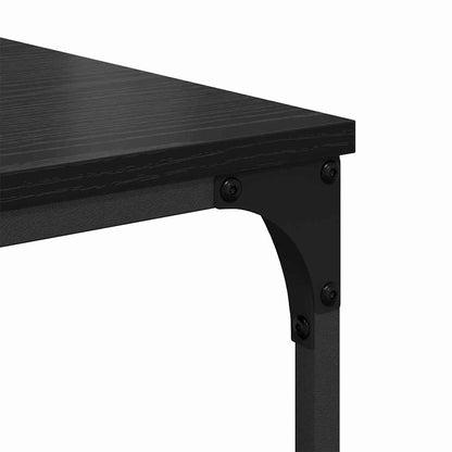 vidaXL Bücherregal Schwarz Eichen-Optik 76 x 33 x 188,5 cm