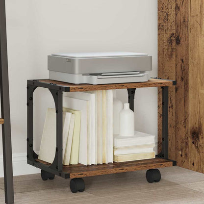 Druckerständer Altholz 41 x 28 x 33,5 cm Holzwerkstoff