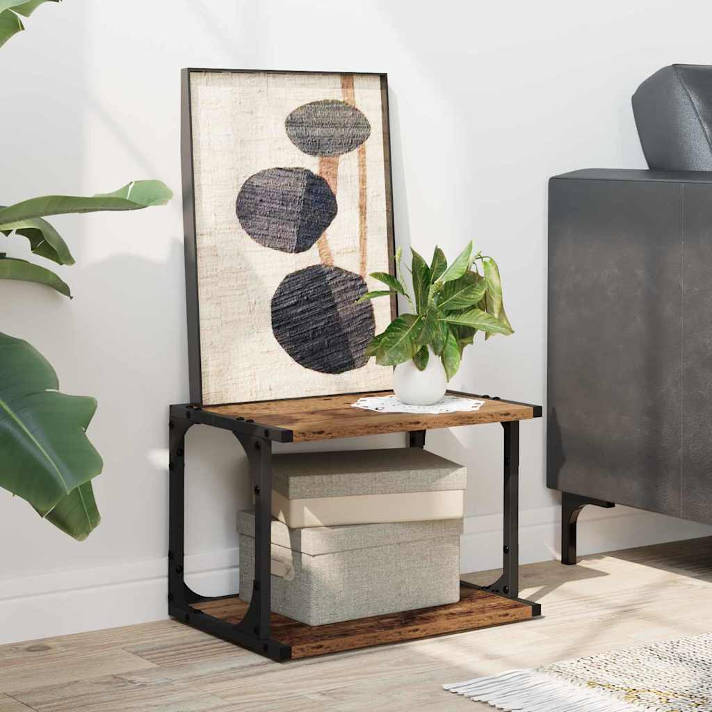 Druckerständer Altholz 41 x 28 x 33,5 cm Holzwerkstoff