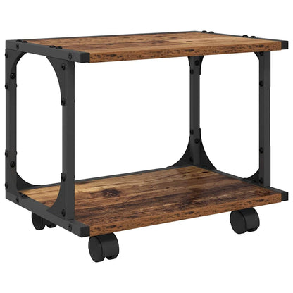 Druckerständer Altholz 41 x 28 x 33,5 cm Holzwerkstoff