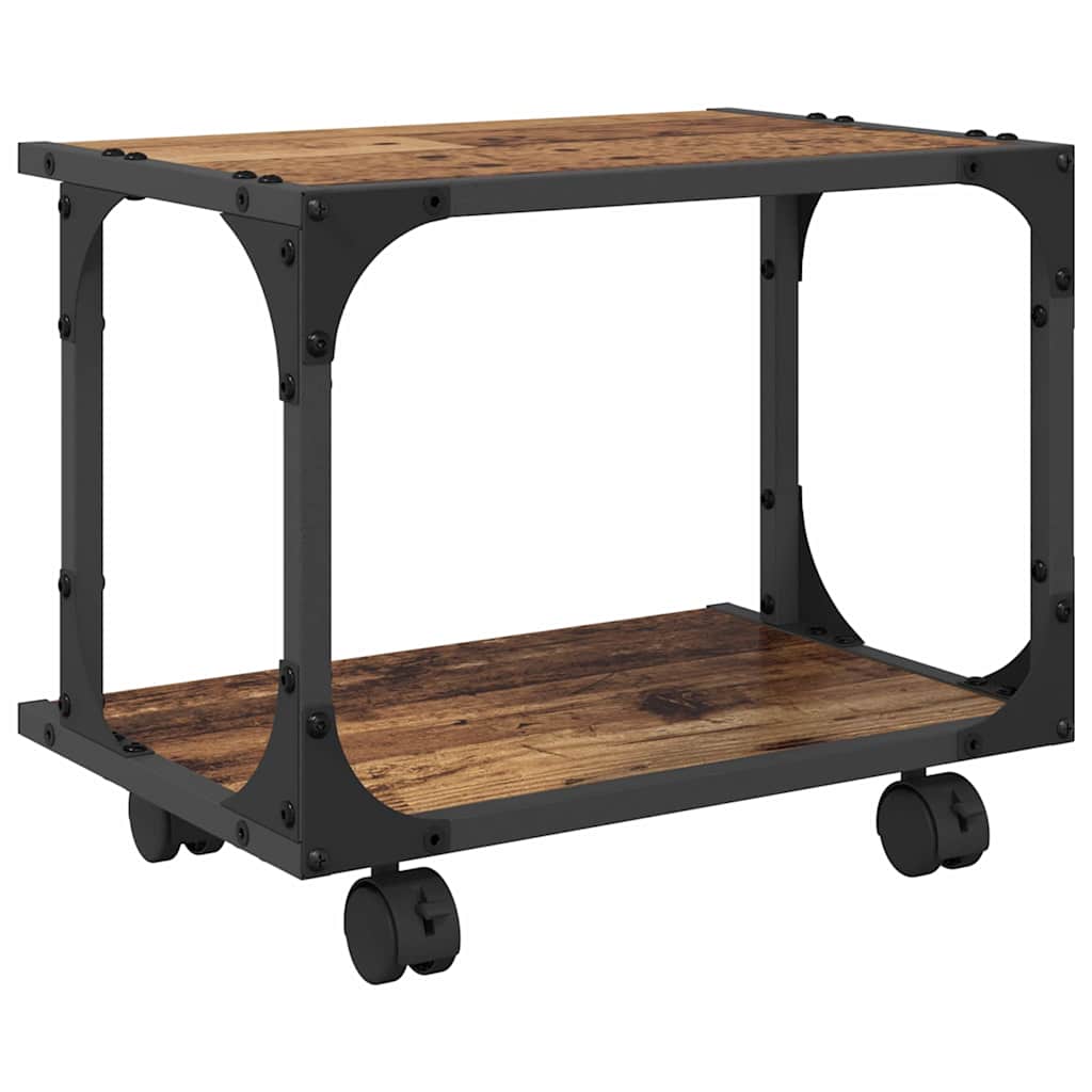 Druckerständer Altholz 41 x 28 x 33,5 cm Holzwerkstoff