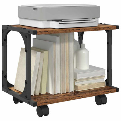 Druckerständer Altholz 41 x 28 x 33,5 cm Holzwerkstoff