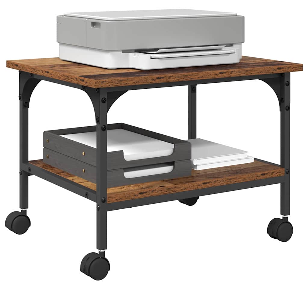 Druckerständer Altholz 50 x 40 x 38 cm Holzwerkstoff