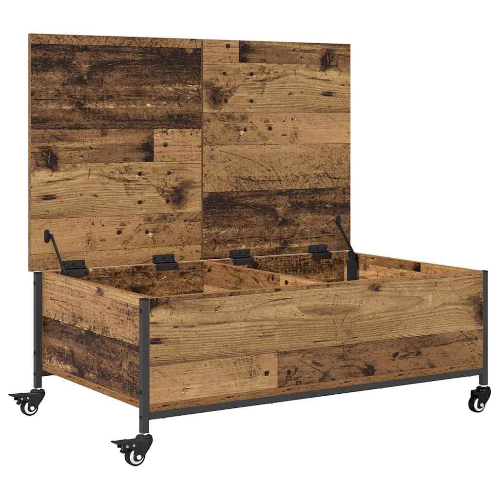 vidaXL Couchtisch Altholz 91 x 55 x 32 cm Holzwerkstoff