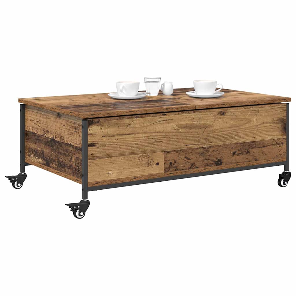 vidaXL Couchtisch Altholz 91 x 55 x 32 cm Holzwerkstoff