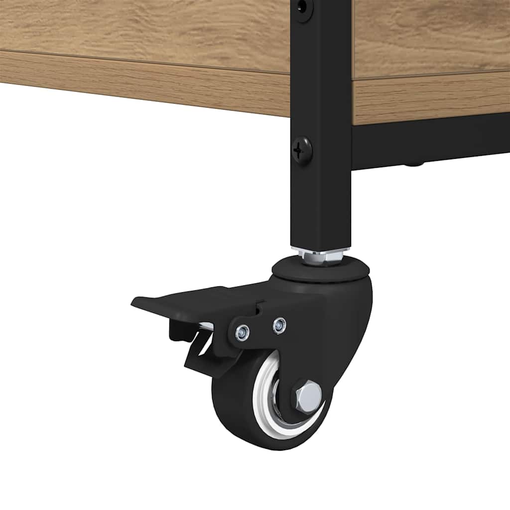 vidaXL Couchtisch Artisan-Eiche 91 x 55 x 32 cm Holzwerkstoff