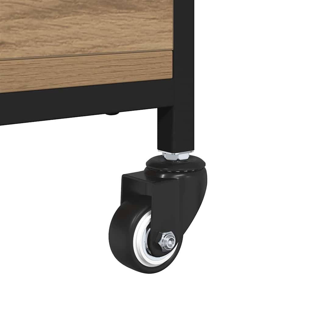 vidaXL Couchtisch Artisan-Eiche 91 x 55 x 32 cm Holzwerkstoff