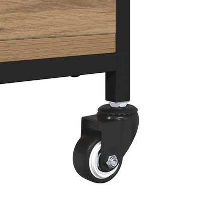 vidaXL Couchtisch Artisan-Eiche 91 x 55 x 32 cm Holzwerkstoff