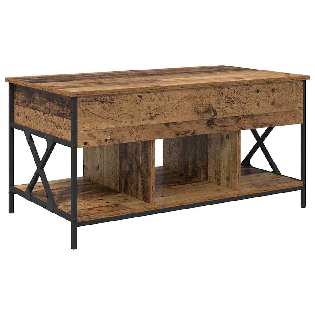 vidaXL Couchtisch Altholz 100 x 55 x 48,5 cm Holzwerkstoff