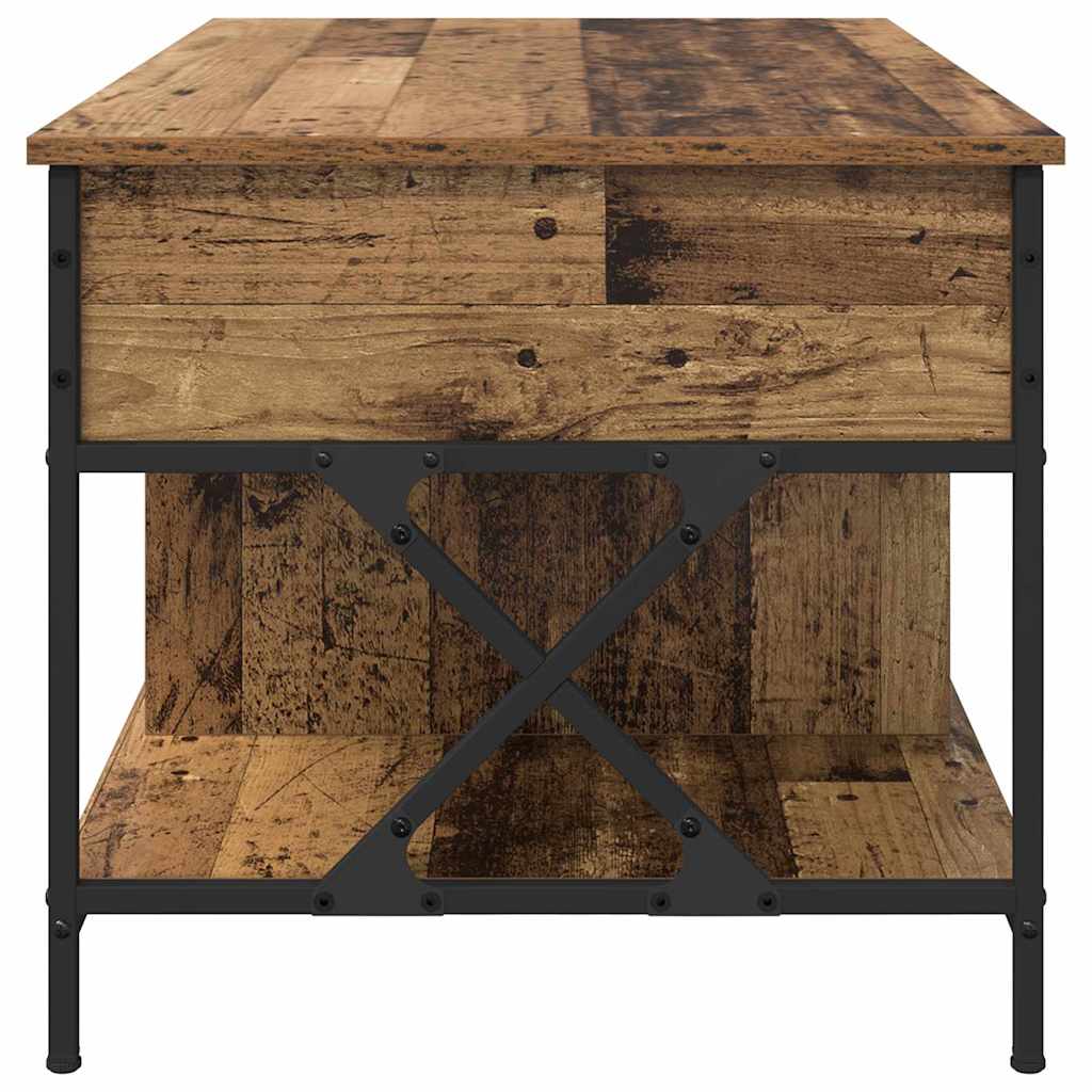 vidaXL Couchtisch Altholz 100 x 55 x 48,5 cm Holzwerkstoff