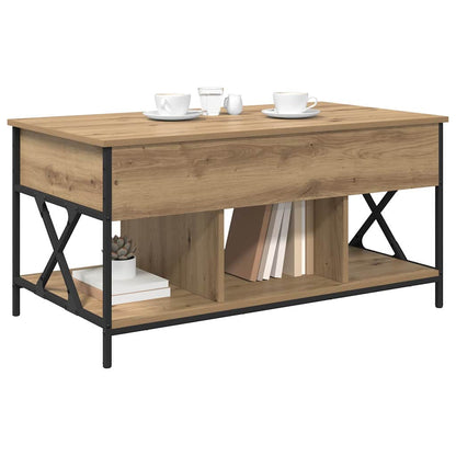Couchtisch Artisan-Eiche 100 x 55 x 48,5 cm Holzwerkstoff