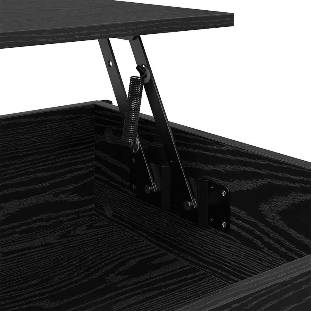 vidaXL Couchtisch Schwarz Eichen-Optik 100 x 55 x 48,5 cm