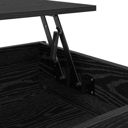 vidaXL Couchtisch Schwarz Eichen-Optik 100 x 55 x 48,5 cm
