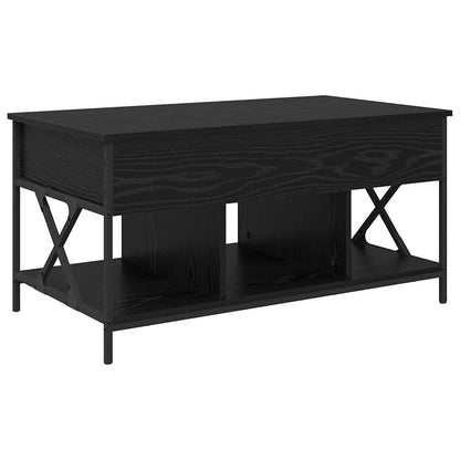 vidaXL Couchtisch Schwarz Eichen-Optik 100 x 55 x 48,5 cm