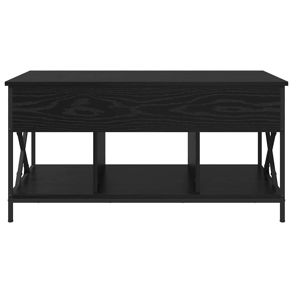 vidaXL Couchtisch Schwarz Eichen-Optik 100 x 55 x 48,5 cm