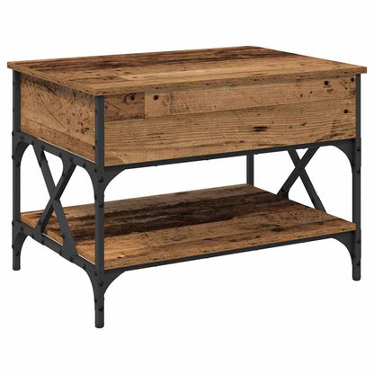 vidaXL Couchtisch Altholz 70x50x50cm Holzwerkstoff
